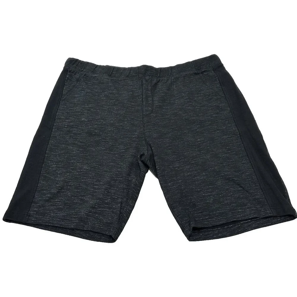 Tommy Bahama Men's Knit Shorts Dark‎ Gray Elastic Waist, Size 2XLT/2TGL